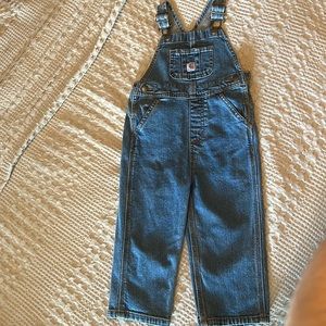 Carhartt Kids Blue Denim Overalls